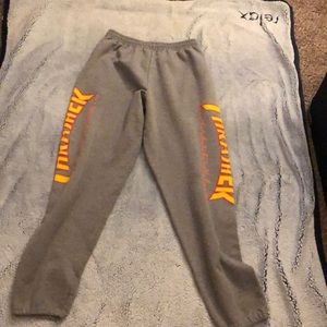 Grey Vintage Thrasher Joggers